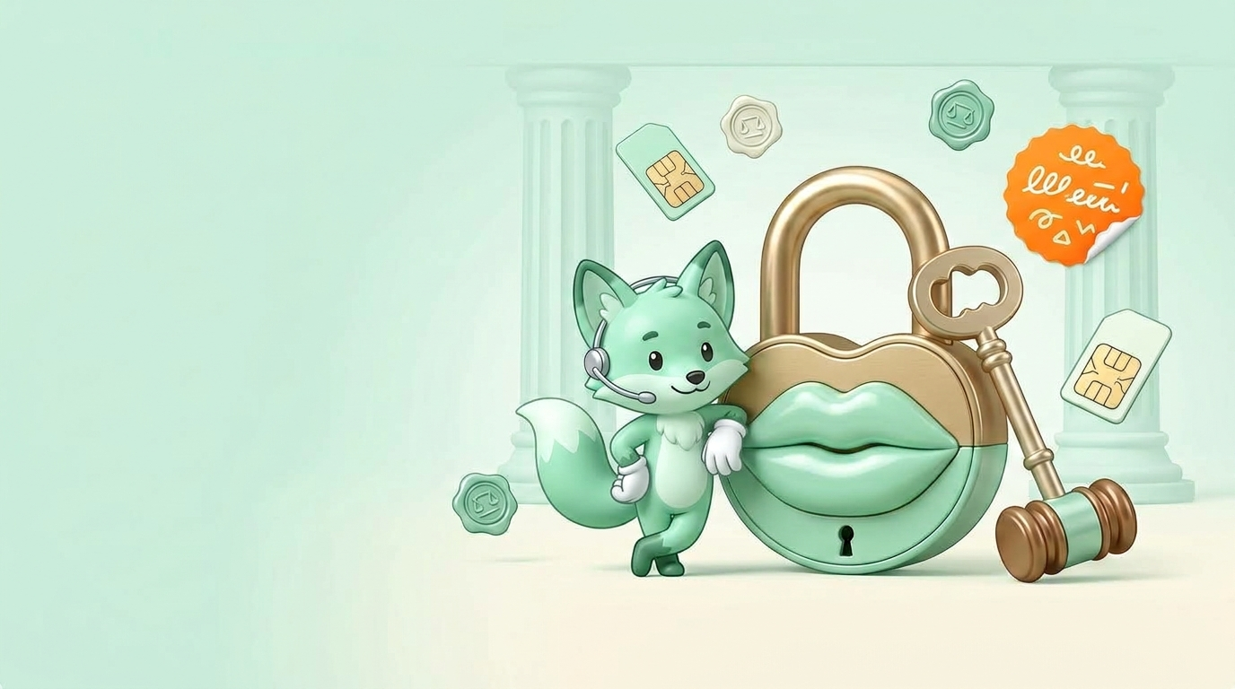 Legally Mint gag order unlock hero — mint key and sealed lips