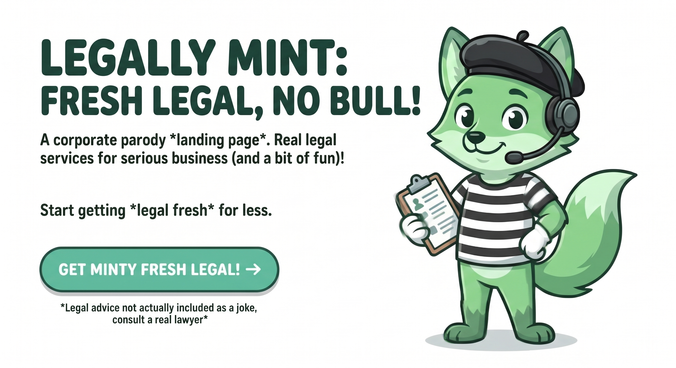 Legally Mint Mascot Support